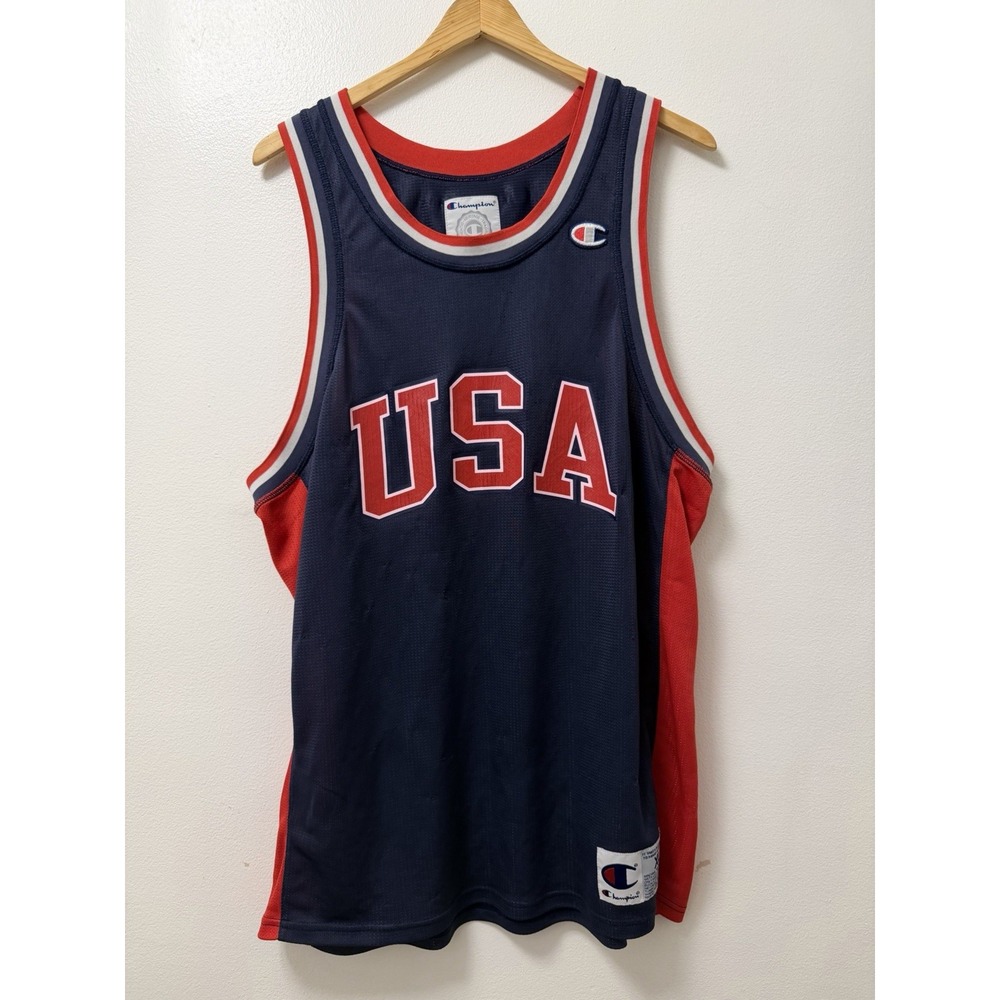 Team USA Jersey Men's XL Champion NBA Basketball International Navy Number 9